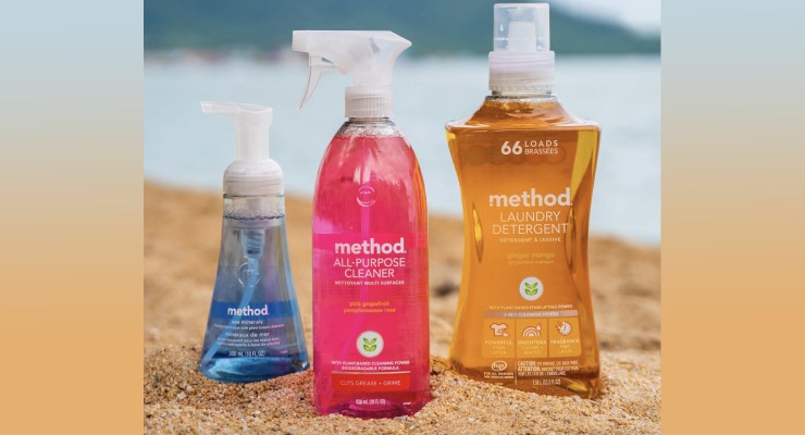 Method Unveils Bottles Made with 100% Recycled Recovered Coastal Plastic