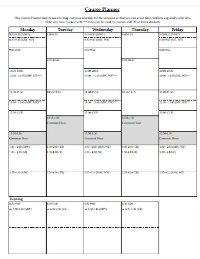 Course Planner