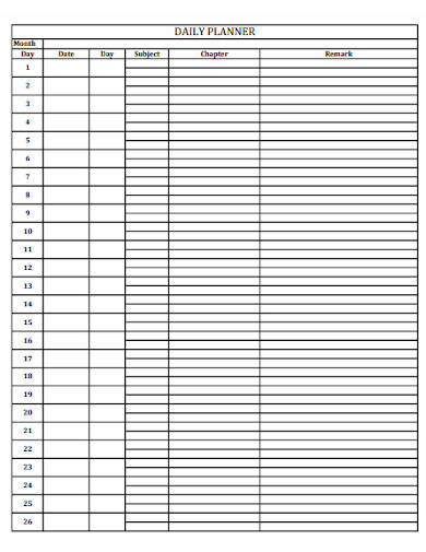 Student Study Planner