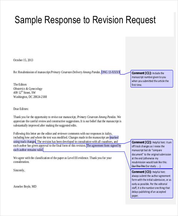 revised quotation letter format