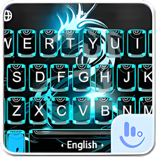 Neon Dragon Keyboard Theme