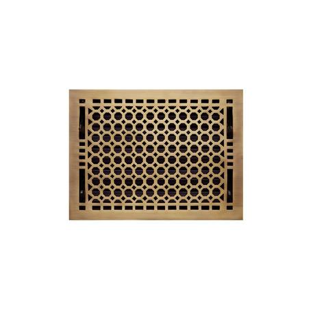 Honeycomb Brass Floor Register