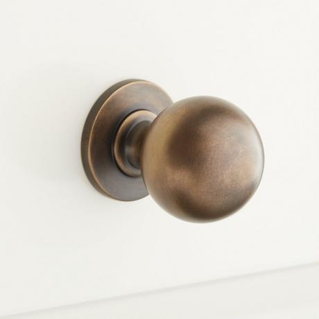 Rodino Solid Brass Round Cabinet Knob