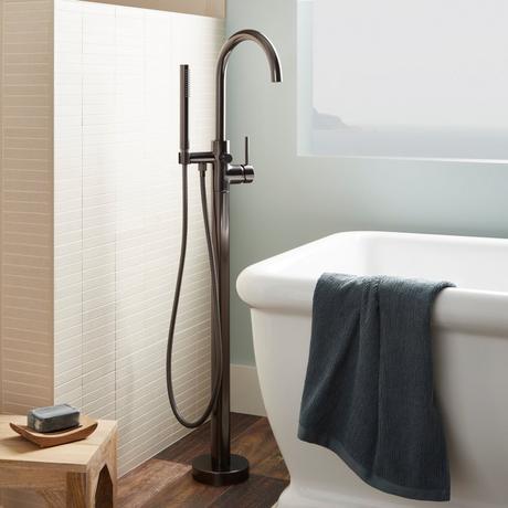 Lexia Freestanding Tub Faucet with Hand Shower