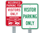 More Visitor Parking Signs