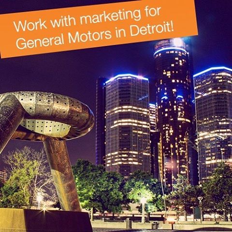 Marketing talent, General Motors @gmcareers  is looking for you! Will you be the champion starting in their amazing headquarters in Detroit coming summer? #internship #careerboost #achieve #dream #blindapplying #marketing #detroit #michigan #usa