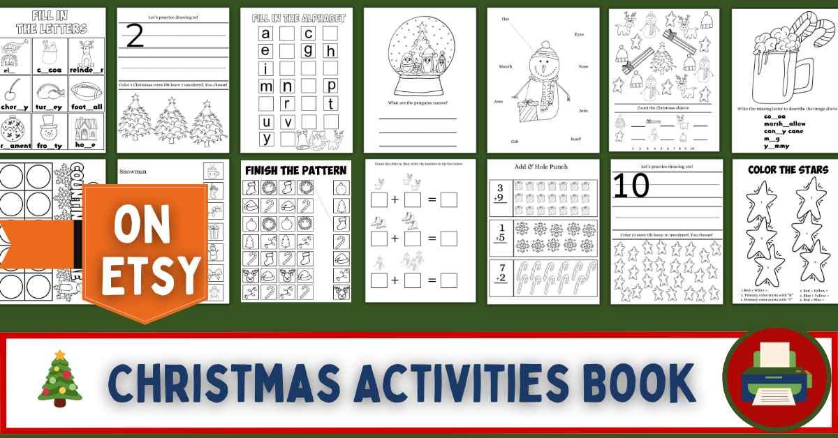 christmas activities printable book.jpg