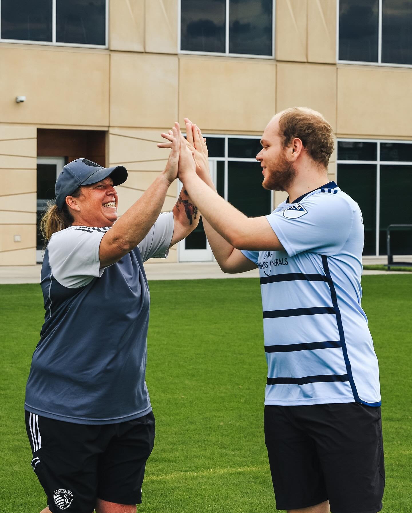 First training in the books ✅

Our Special Olympics Unified Team got their touches in ahead of their first match at Minnesota on June 1. The session also included a special guest coach &mdash; @danielsalloi!