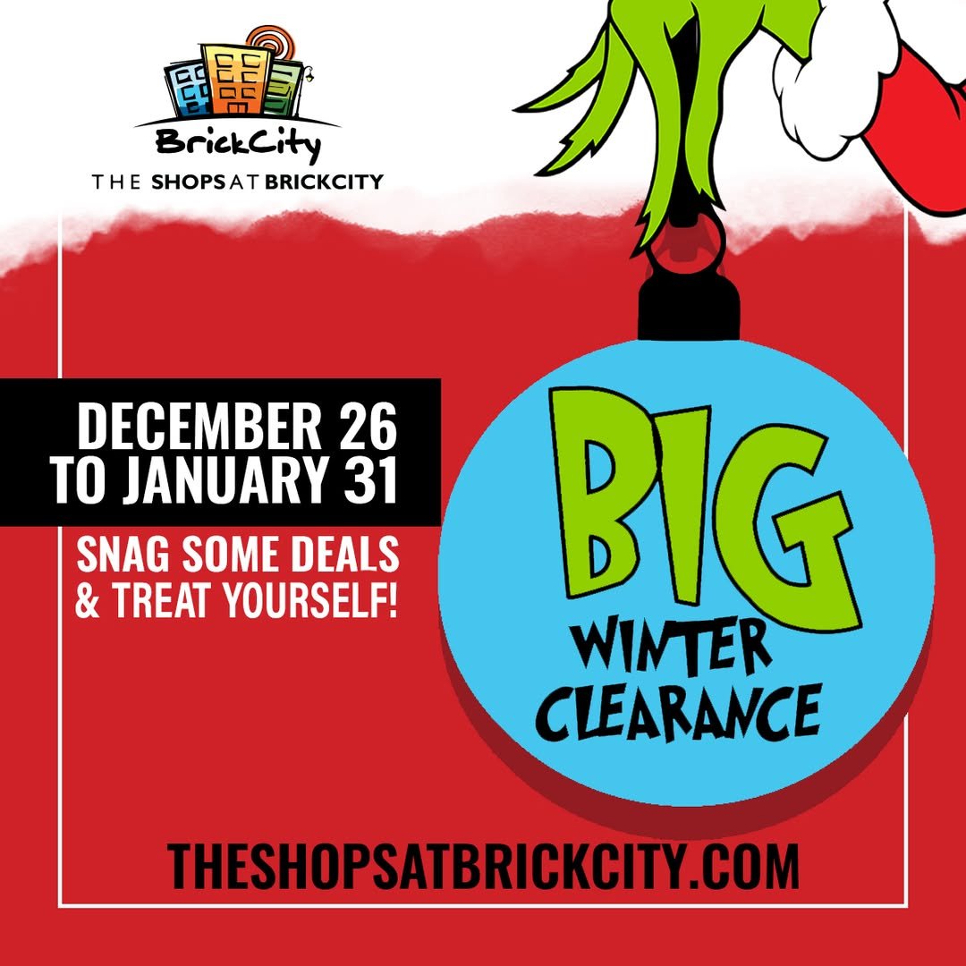 Winter blues? Not with our Big Winter Clearance Sale! Elevate your spirits with unbeatable discounts on a wide range of products from participating shops. It's the perfect time to treat yourself; December 26, 2024 - January 31, 2025. Shop our city st