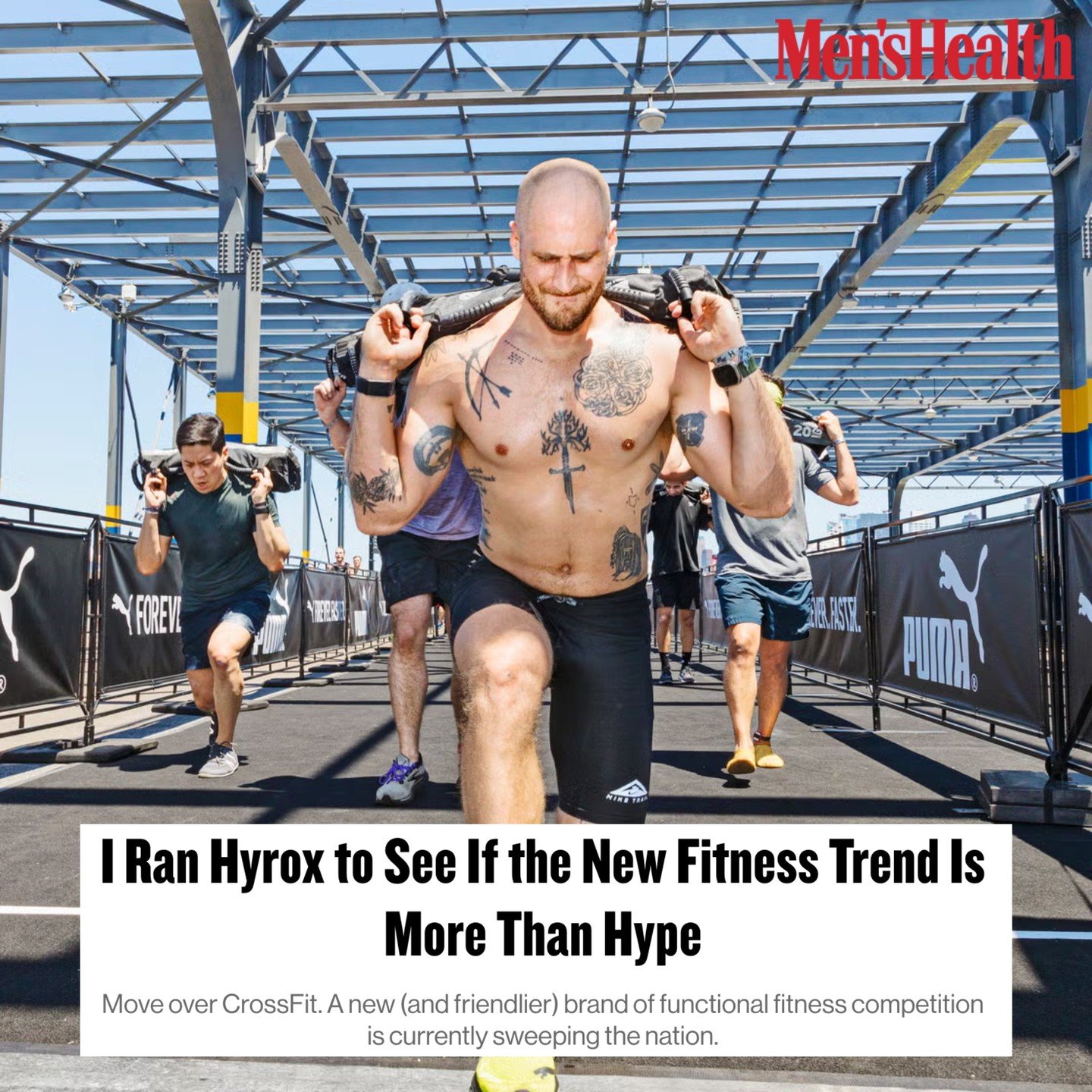 Throwback to @hyroxworld New York at Pier 76 this June carving a truly new category blending sport, competition, and community. 

@menshealthmag's @bdwilliams910 takes readers through his first-hand experience, highlighting how @hyroxworld is primed 