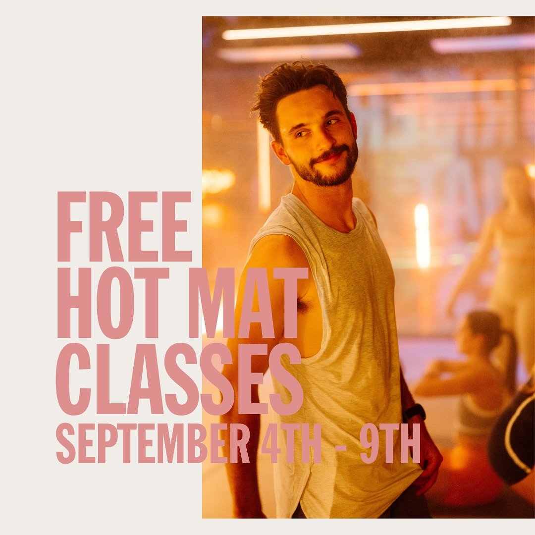 HOLA Hawthorn ! 🙌🏽 Celebrate the opening of our Hawthorn Hot Mat studio with 6 days of FREE classes;
⠀⠀⠀⠀⠀⠀⠀⠀⠀
🔥 WEDNESDAY 4TH SEPTEMBER
🔥 THURSDAY 5TH SEPTEMBER
🔥 FRIDAY 6TH SEPTEMBER
🔥 SATURDAY 7TH SEPTEMBER
🔥 SUNDAY 8TH SEPTEMBER
🔥 MONDAY 