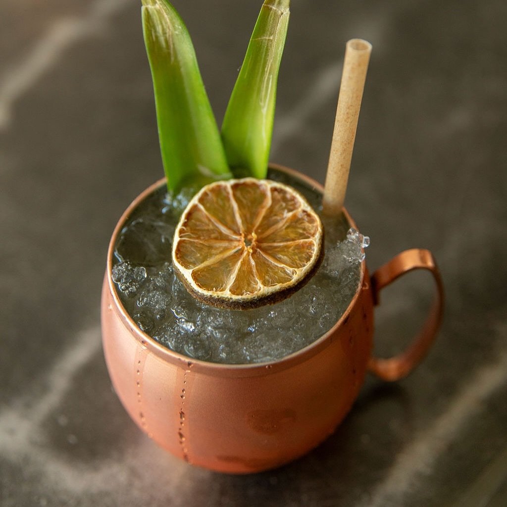 Let the sun shine in with our Sunshine Mule. 🌞 Featuring condesa gin, ginger beer, fresh pineapple &amp; lime. 

This copper gem &amp; other fun Baja-inspired cocktails are available exclusively at our new Sunday Brunch! 

#cocktails #mule #bartende