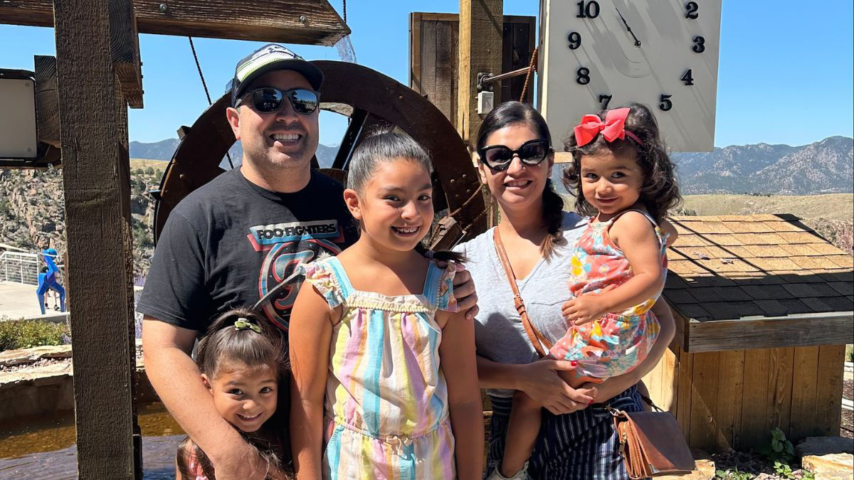 Dr. Garcia and Family at Royal Gorge in Colorado