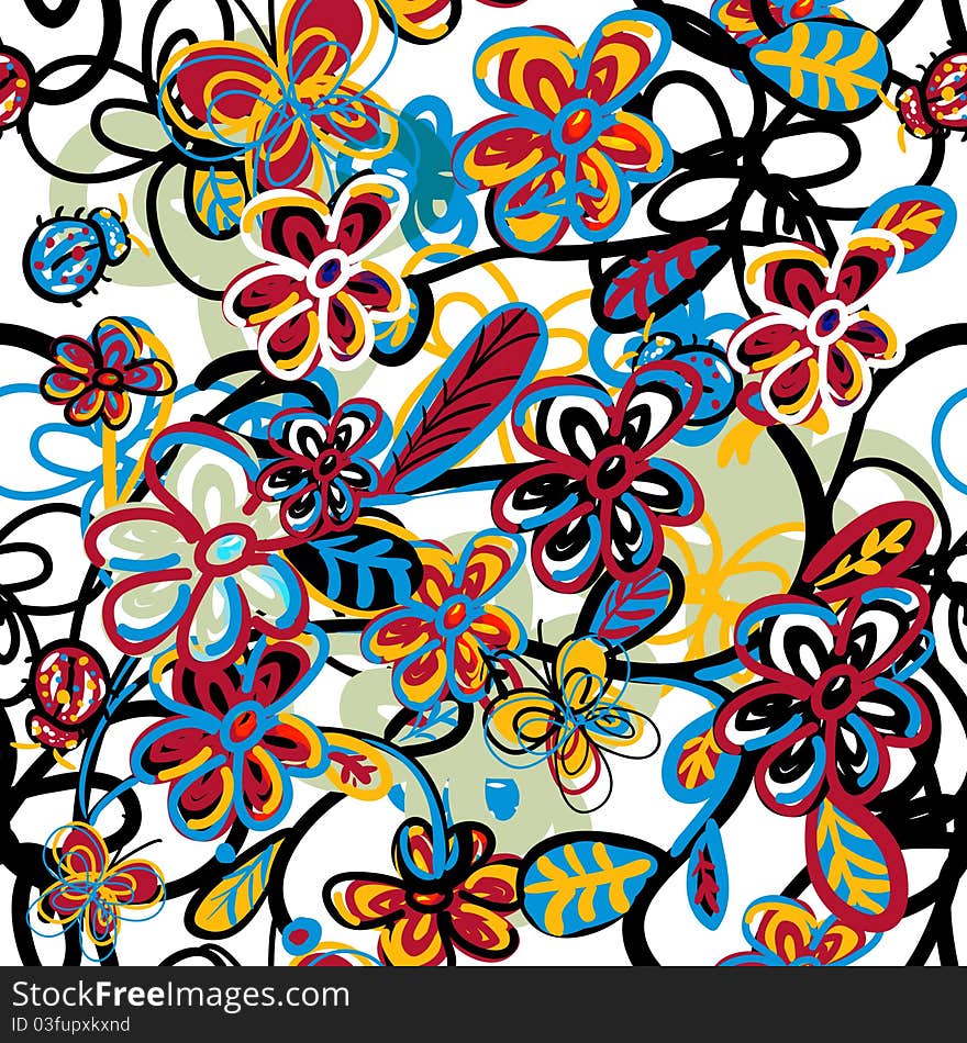 Abstract spring background