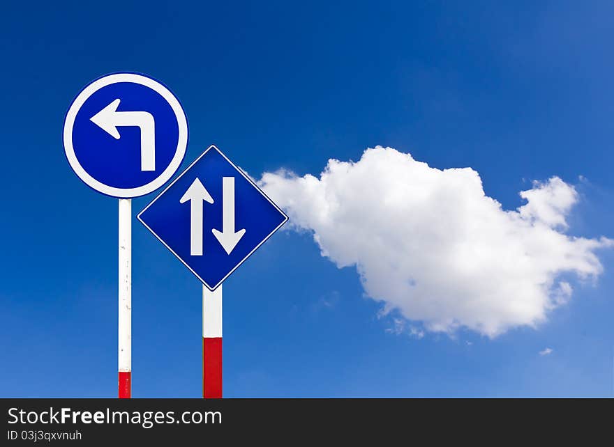 Curved Road Traffic Sign