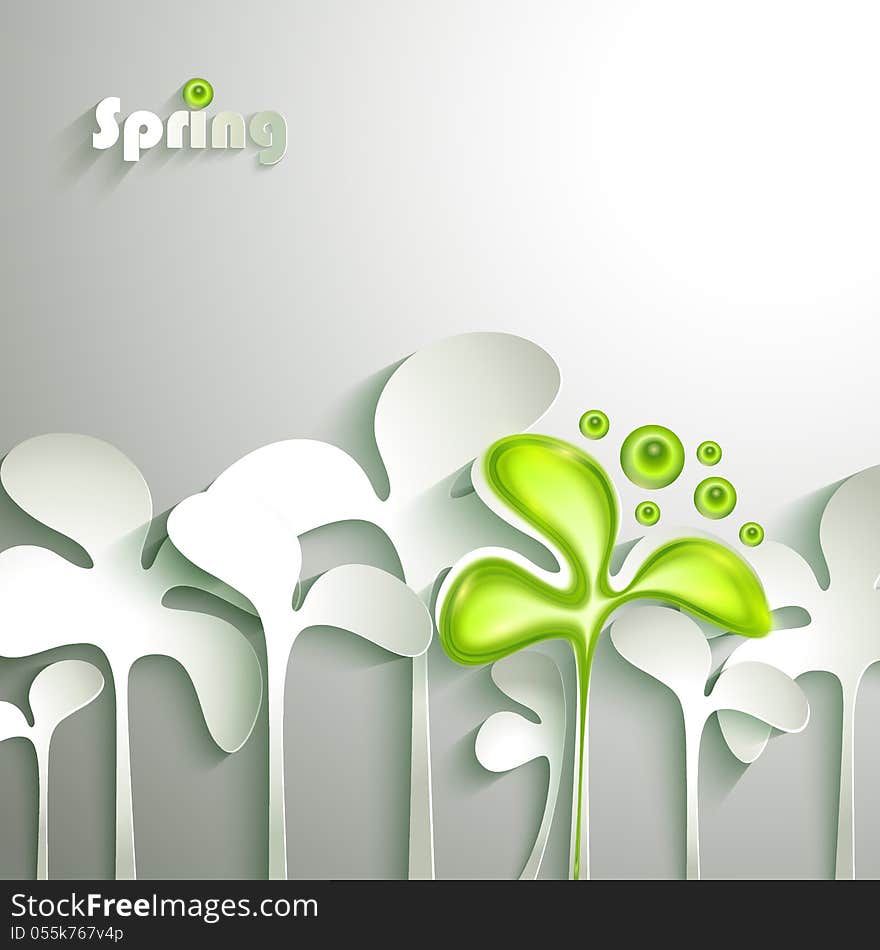 Abstract spring background