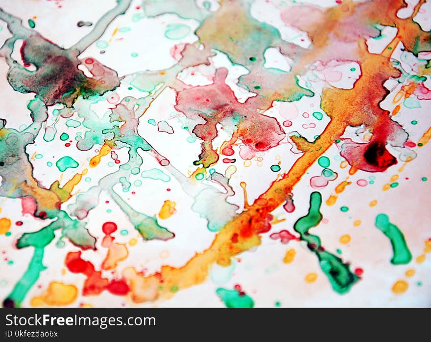 Watercolor acrylic abstract soft splashes background in sparkling hues, in colorful colors, abstract colorful background. Abstract texture. Colors and paint background. Watercolor acrylic abstract soft splashes background in sparkling hues, in colorful colors, abstract colorful background. Abstract texture. Colors and paint background.