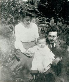 Einstein with his son Hans Albert Einstein