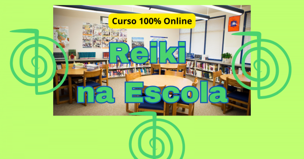 Banner Reiki na Escola