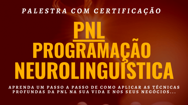 Banner PNL - PROGRAMAÇÃO NEUROLINGUÍSTICA (COM CERTIFICAÇÃO)