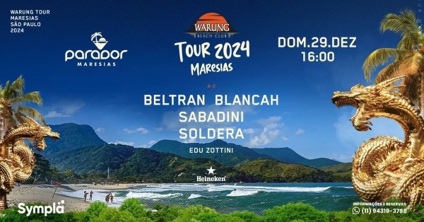 Banner PARADOR MARESIAS | 29.DEZ.2024 - WARUNG TOUR