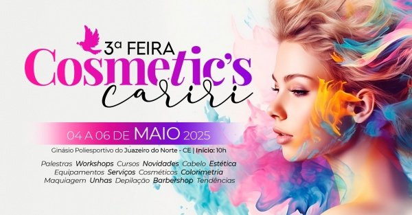 Banner 3ª Feira Cosmetic's Cariri