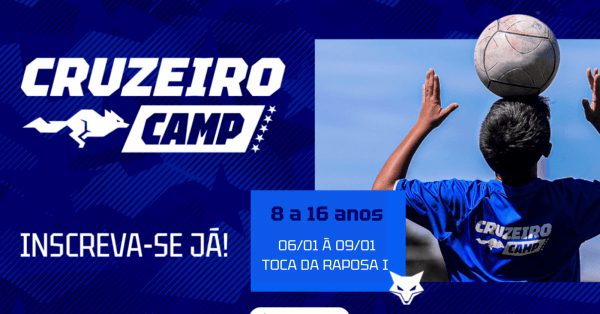 Banner CRUZEIRO CAMP - Toca da Raposa 1 - Janeiro 2025