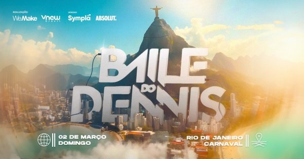 Banner BAILE DO DENNIS l CARNAVAL RJ