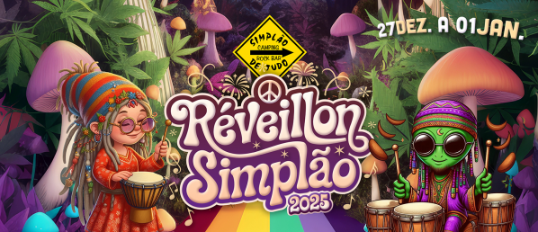 Banner REVÉILLON 2025 NO SIMPLÃO DE TUDO!