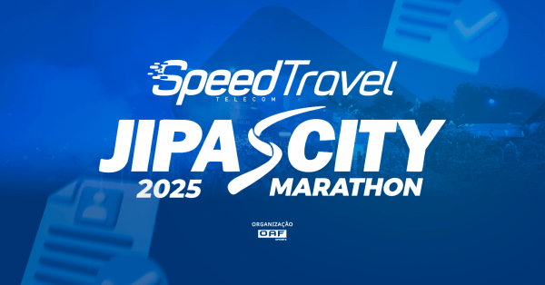 Banner 8ª JIPA CITY MARATHON 2025. 5K - 10K - 21K - 42K.