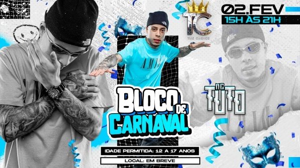 Banner THE CHOICE CURITIBA | MC TUTO + BLOCO DE CARNAVAL