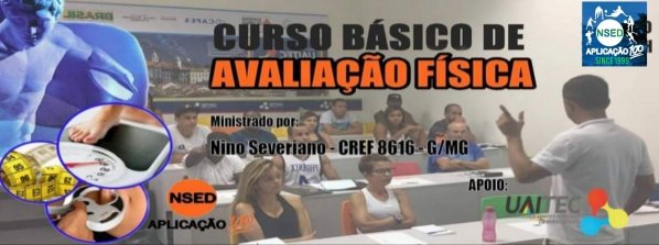 Banner CURSO DE AVALIAÇÃO FÍSICA BÁSICA