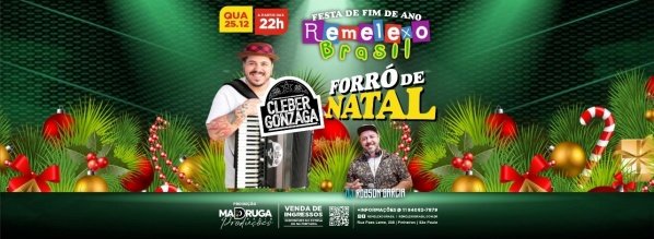 Banner FORRÓ DE NATAL: Cleber Gonzaga e Dj Robson Garcia