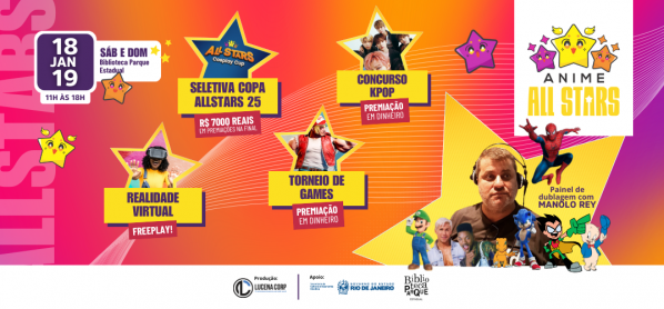 Banner Anime All Stars 4° Edição