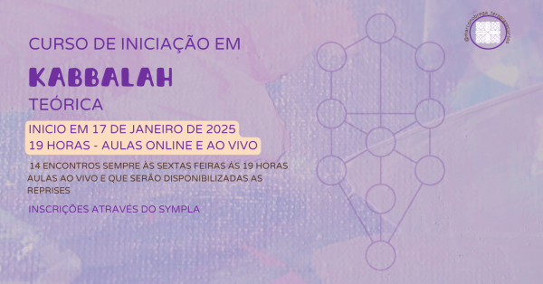 Banner Curso de Iniciação em Kabbalah - Teórica