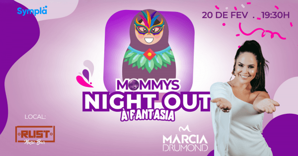 Banner Mommys Night Out - Baile à  Fantasia