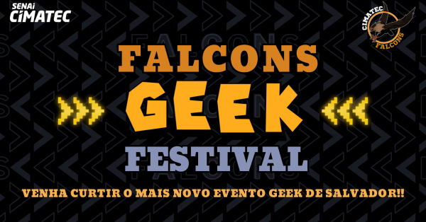 Banner Falcons Geek Festival 2025