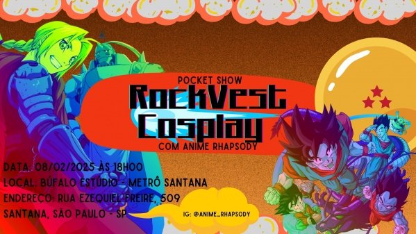 Banner Pocket Show | RockVest Cosplay 2ª Edição