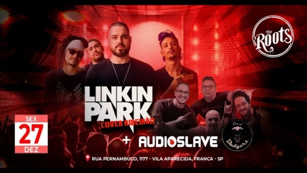 Banner Audioslave + Linkin Park Cover Ribeirão