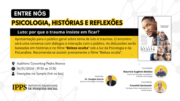 Banner Entre nós: Psicologia, histórias e reflexões