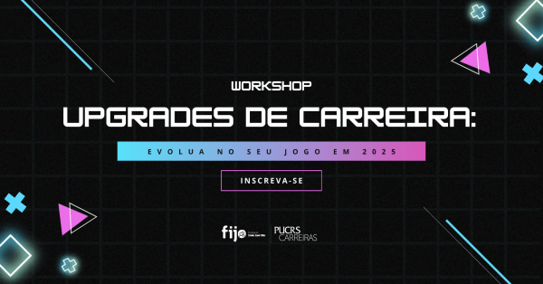 Banner Workshop de Planejamento de Carreira l Upgrades de Carreira: Evolua no seu jogo em 2025!