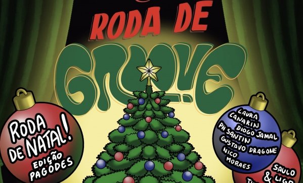 Banner Roda de Groove - Presente de Natal especial PAGODE