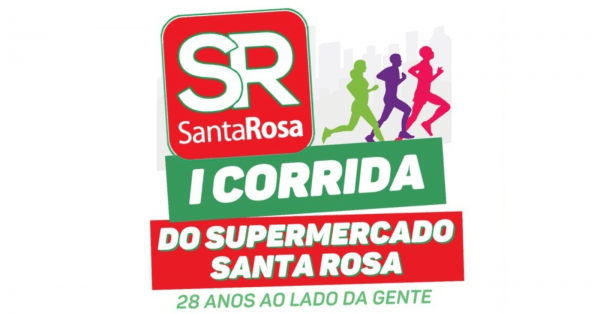 Banner 1ª CORRIDA DO SUPERMERCADO SANTA ROSA