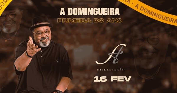 Banner A Domingueira - Jorge Aragão