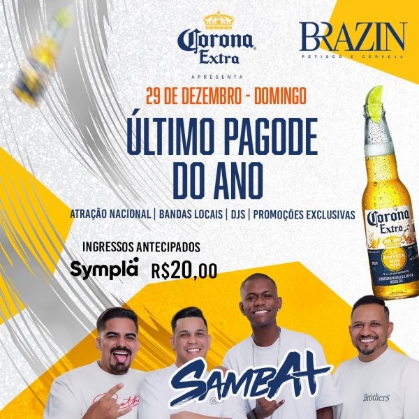 Banner ÚLTIMO PAGODE DO ANO BRAZIN