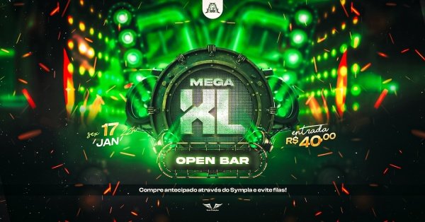 Banner MEGA XL - OPEN BAR