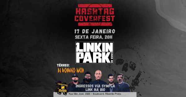 Banner HASHTAG COVERFEST - LINKIN PARK COVER BR - 17/01