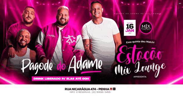 Banner MIX LOUNGE - PAGODE DO ADAME