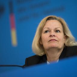 Bundesinnenministerin Nancy Faeser (SPD)