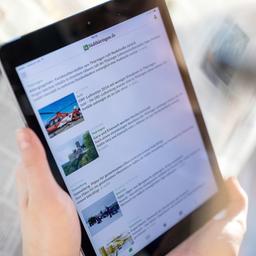 Die App "insuedthueringen" auf einem Tablet